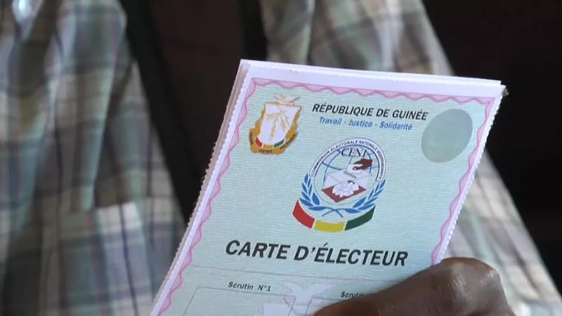Carte électeur Guinée
